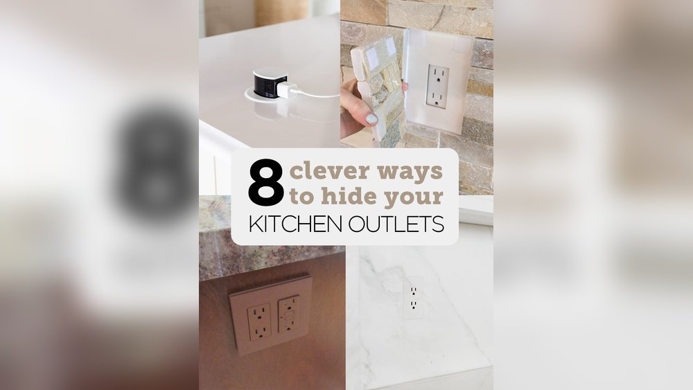 How To Hide Outlets In Kitchen Island