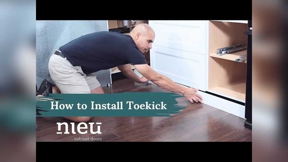 How To Install Kitchen Cabinet Toe Kick