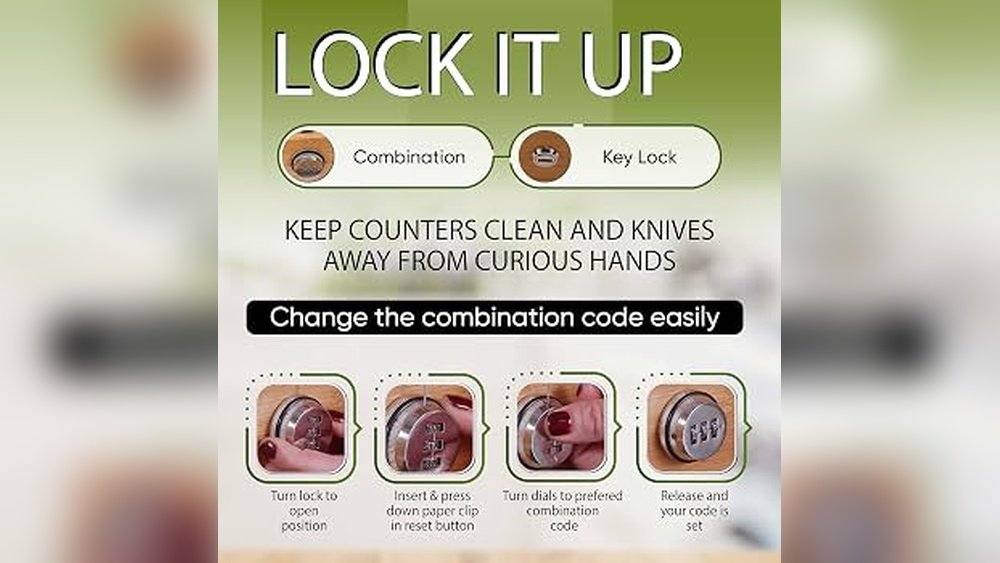 How To Lock Up Kitchen Knives