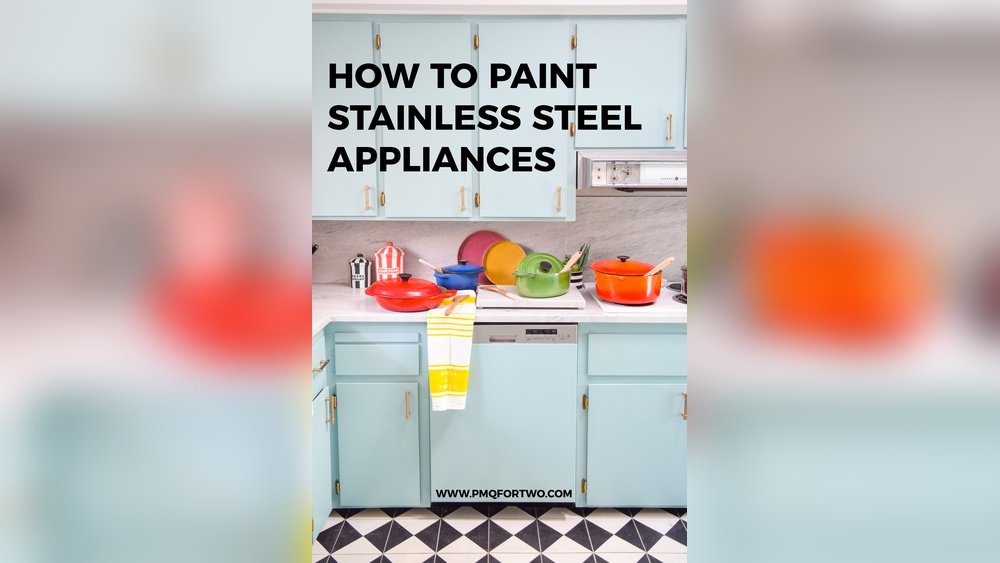 How To Paint Kitchen Appliances