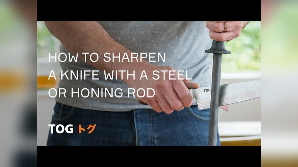 How To Sharpen Kitchen Knife With Rod