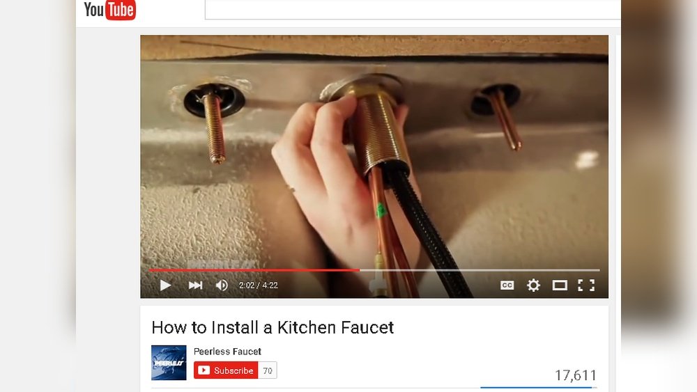 How To Tighten Kitchen Faucet Nut Under Sink