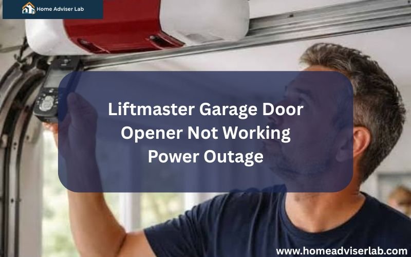 Liftmaster Garage Door Opener Not Working Power Outage-FI