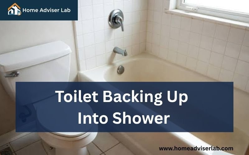 Toilet Backing Up Into Shower-FI