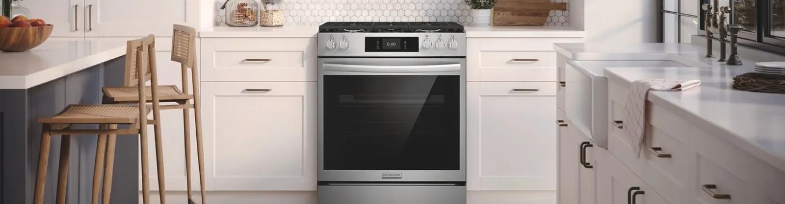 A person cleaning the interior of an oven to maintain appliance efficiency.