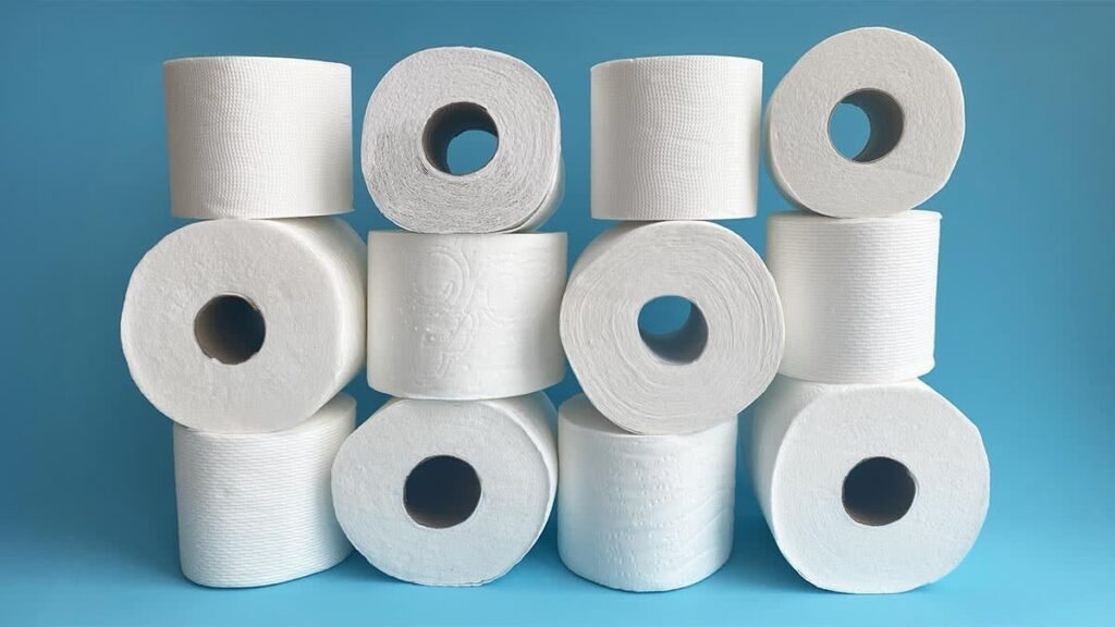 A bottle of best drain cleaner for toilet paper sits near a white toilet.