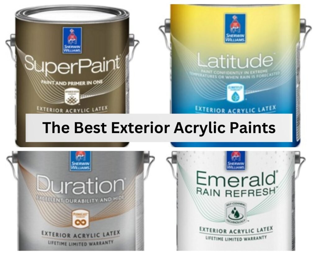 A professional painter applies primer to durable Hardie board siding on a house.