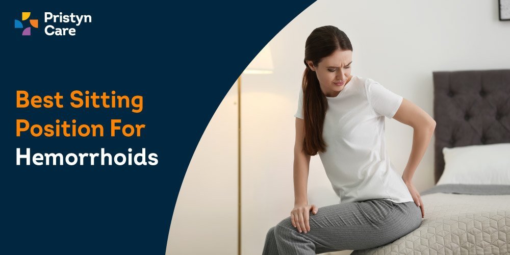 A comfortable ergonomic toilet seat designed for relief sits in a bright bathroom.