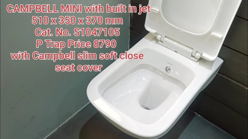 A modern white toilet with an inbuilt jet spray in a clean bathroom.