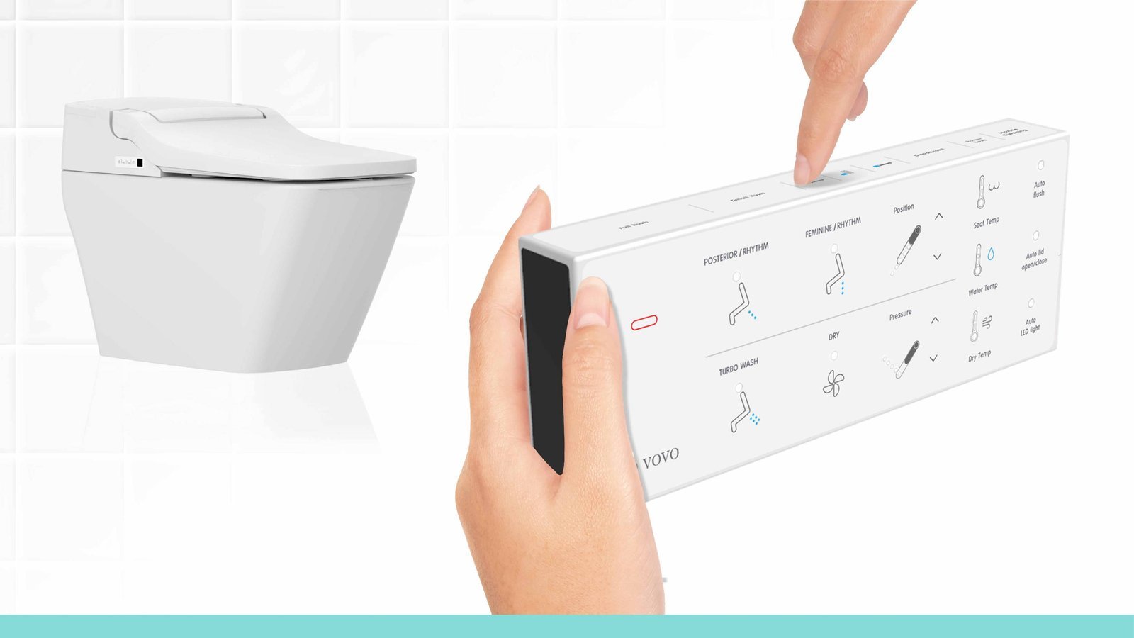 Tightening the T-valve connection of a bidet seat to resolve water flow issues.