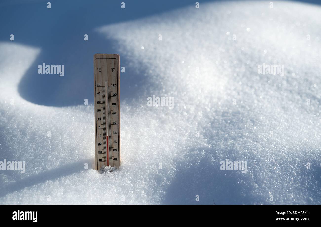 Performing maintenance on a digital outdoor thermometer sensor after the winter season.
