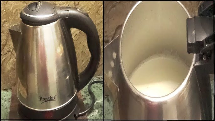 A student considering using an electric kettle to warm milk in a dorm room.