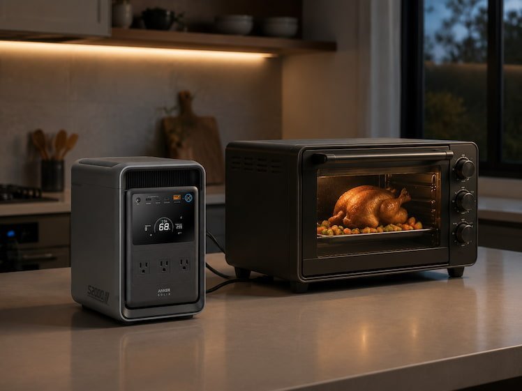 A modern stainless steel oven installed in a bright and clean home kitchen.