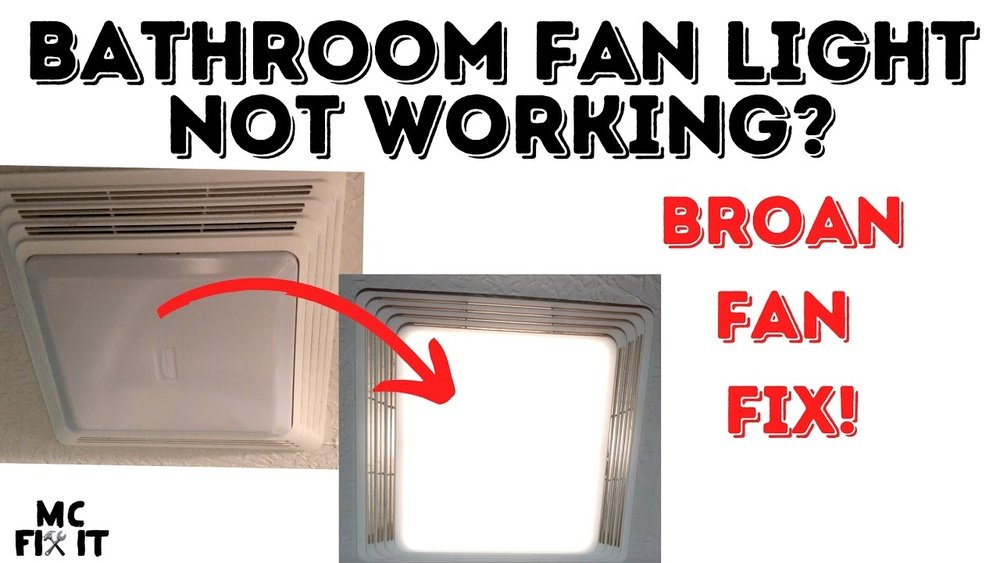 How to Fix a Bathroom Fan That Is Not Working