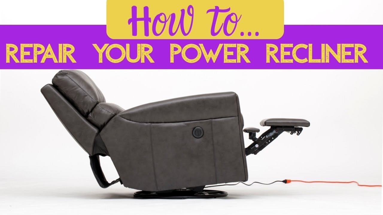 Disconnected electrical cables under a power recliner causing a mechanical failure.