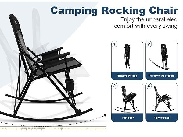 The tools needed to pack a folding chair laid out neatly.