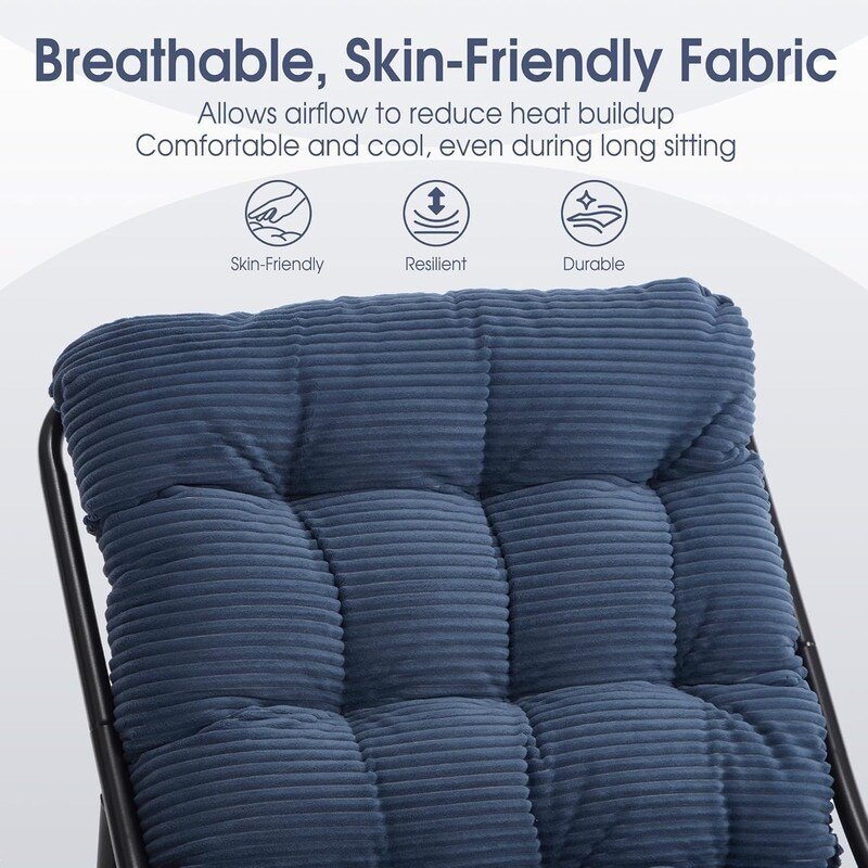 A ventilated seat topper added to an office chair to improve comfort and airflow.