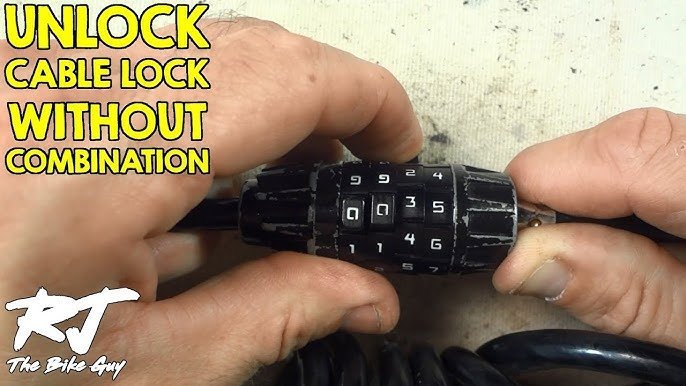 A close-up view of a Tonyon bike lock secured to a bicycle frame.