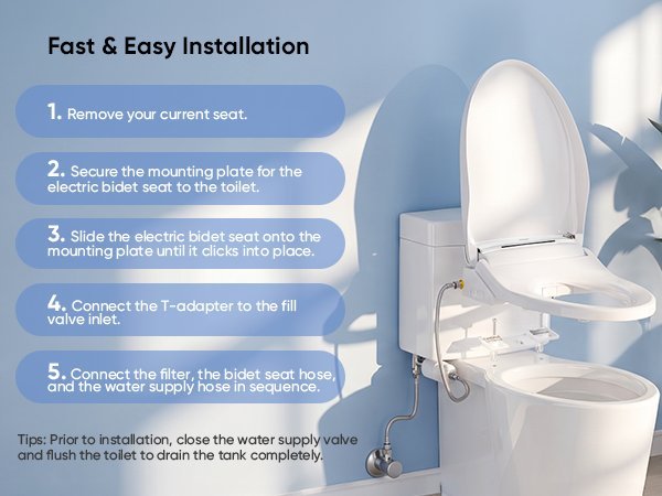 A modern Leivi electric bidet toilet in a clean and bright minimalist bathroom.