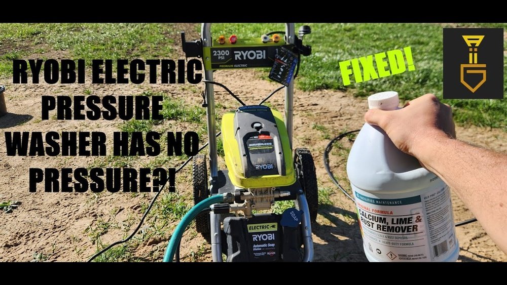 Ryobi Pressure Washer Troubleshooting