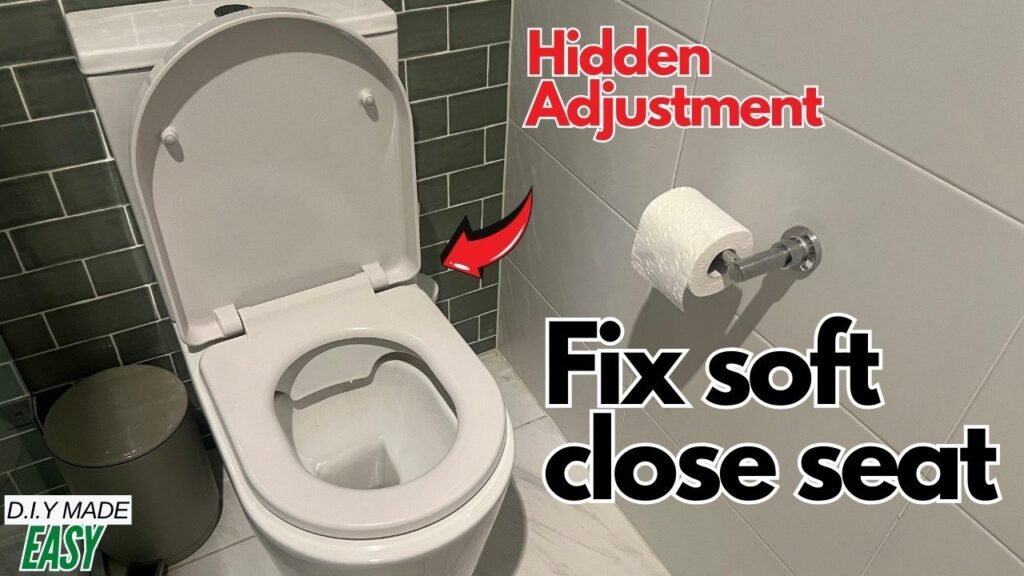 A modern toilet seat in a bright, clean bathroom setting.
