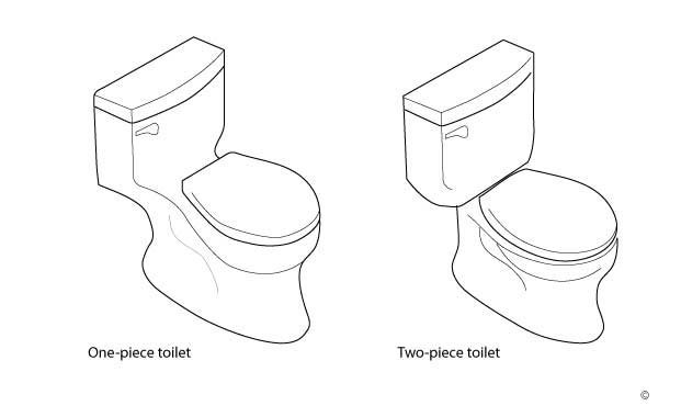 A ceramic toilet bowl and installation tools prepared for a bathroom upgrade project.