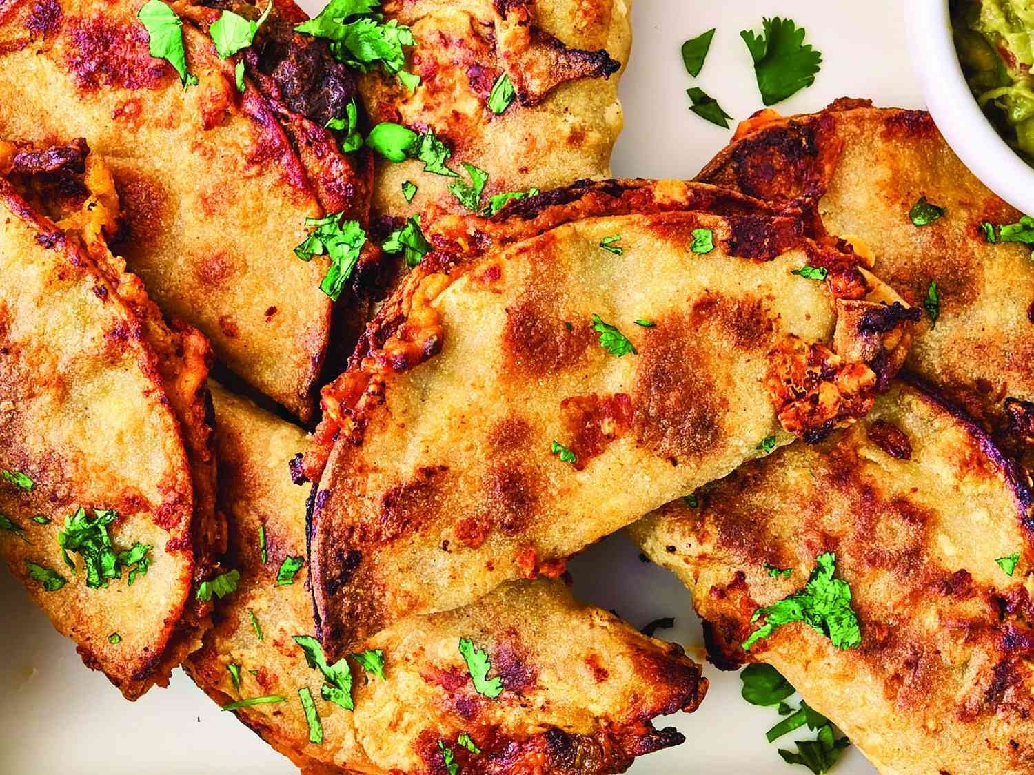 Chicken and potatoes prepared for one of the simple oven recipes for beginners.