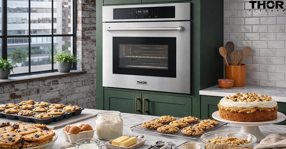 A spacious oven interior featuring sturdy metal racks capable of holding heavy cookware.