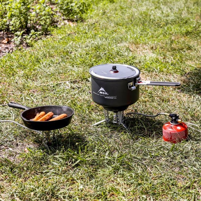 A camping oven being stored in a protective bag to ensure long-term equipment maintenance.