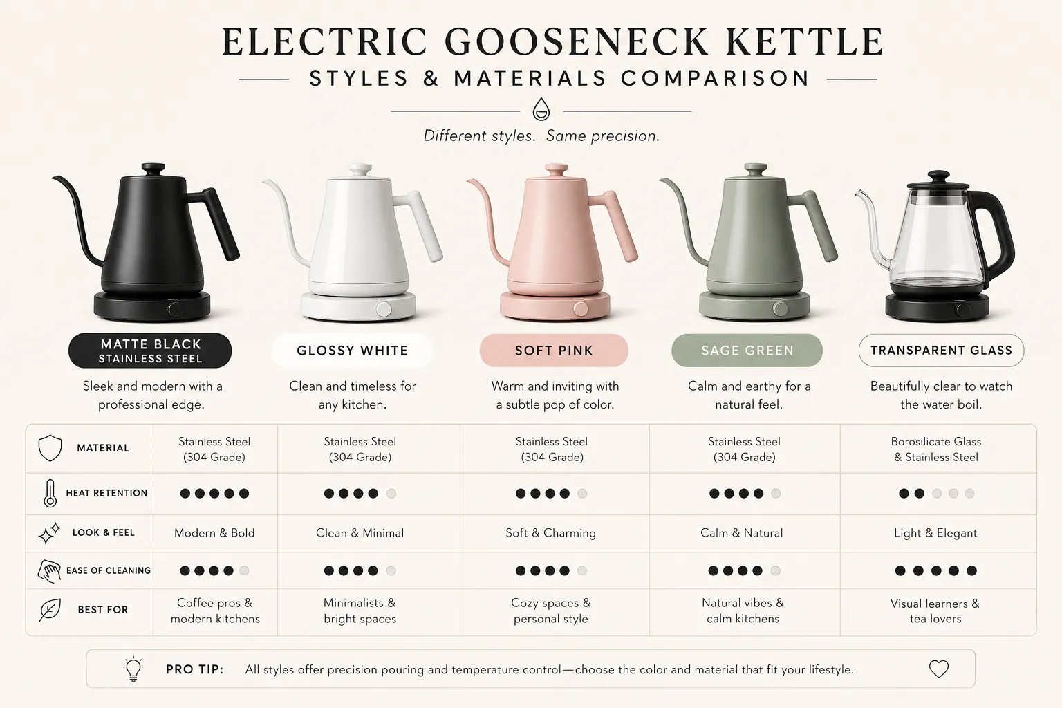 A person cleaning an electric kettle to remove mineral scale and buildup.