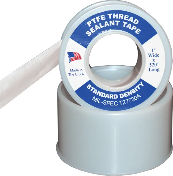 Applying liquid thread sealant to a pipe fitting for a secure plumbing connection.