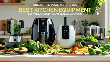Best kitchen gadgets for a plant based diet on a marble countertop