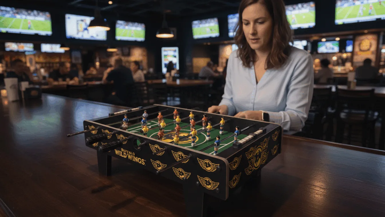 Comparison of best foosball table options showing Stiga, BBO, and Tornado models