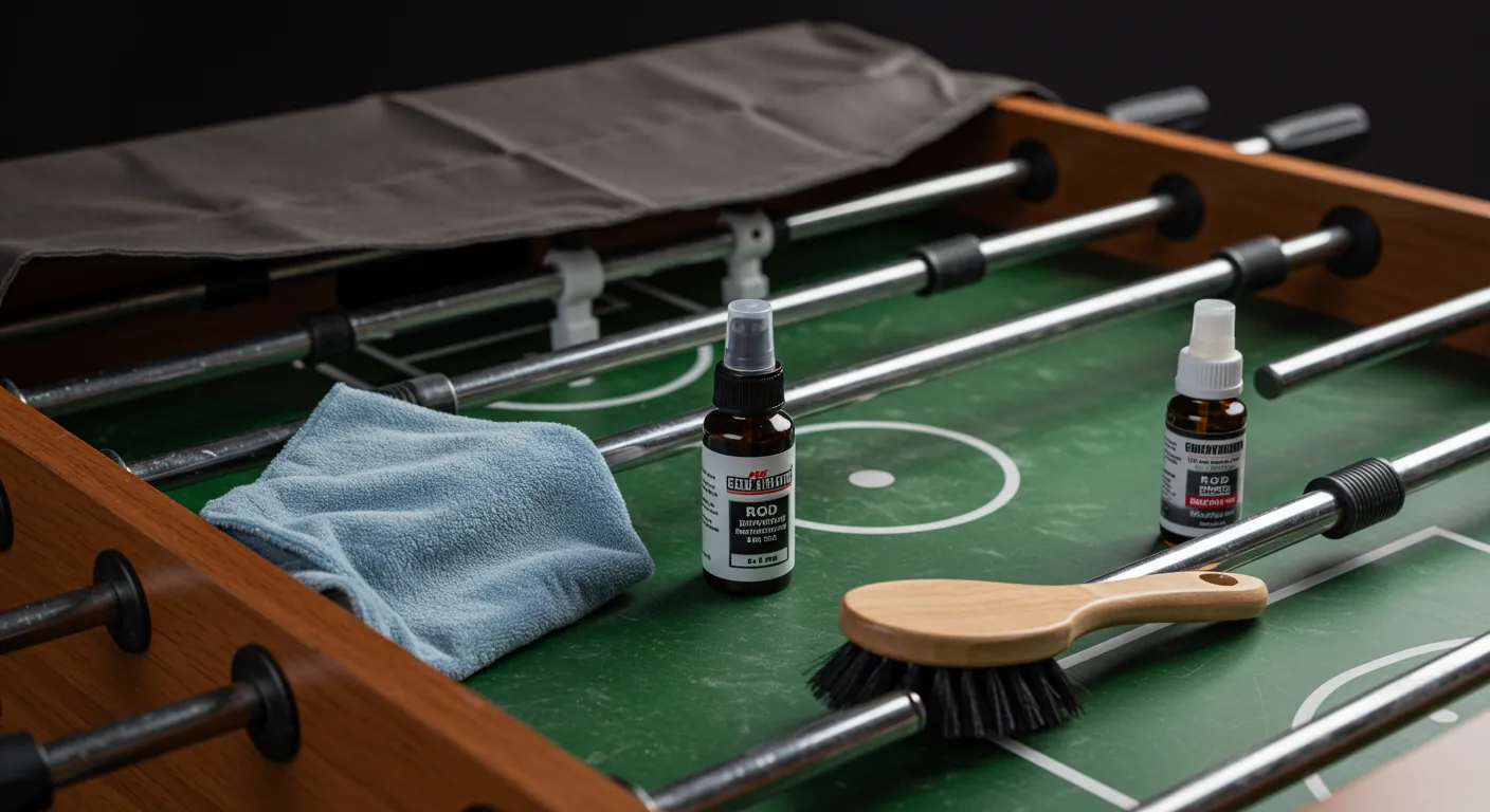 Comparison of suitable and unsuitable lubricants for foosball tables