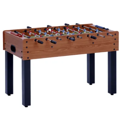 Detailed close-up of durable components on a Garlando Master foosball table
