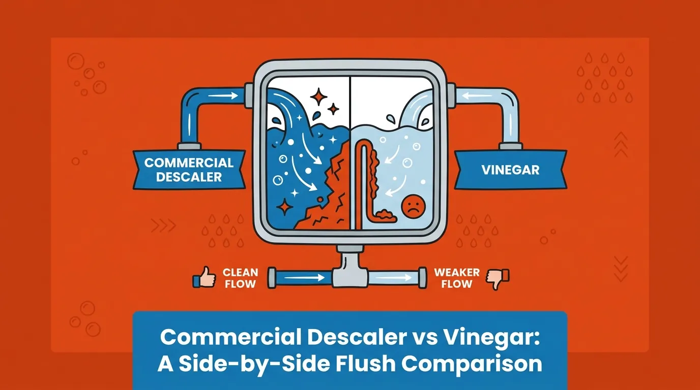 Essential tools like microfiber cloths and nylon brushes arranged for an efficient hard water cleaning project.