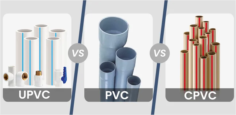 Hands applying cement to a CPVC pipe during a professional plumbing installation.