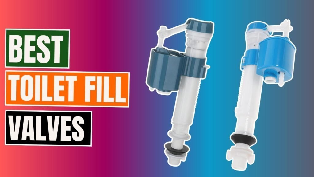 A new, efficient toilet fill valve installed inside a clean, modern toilet tank.