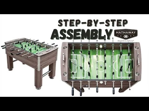 People moving a heavy foosball table setup onto hard flooring