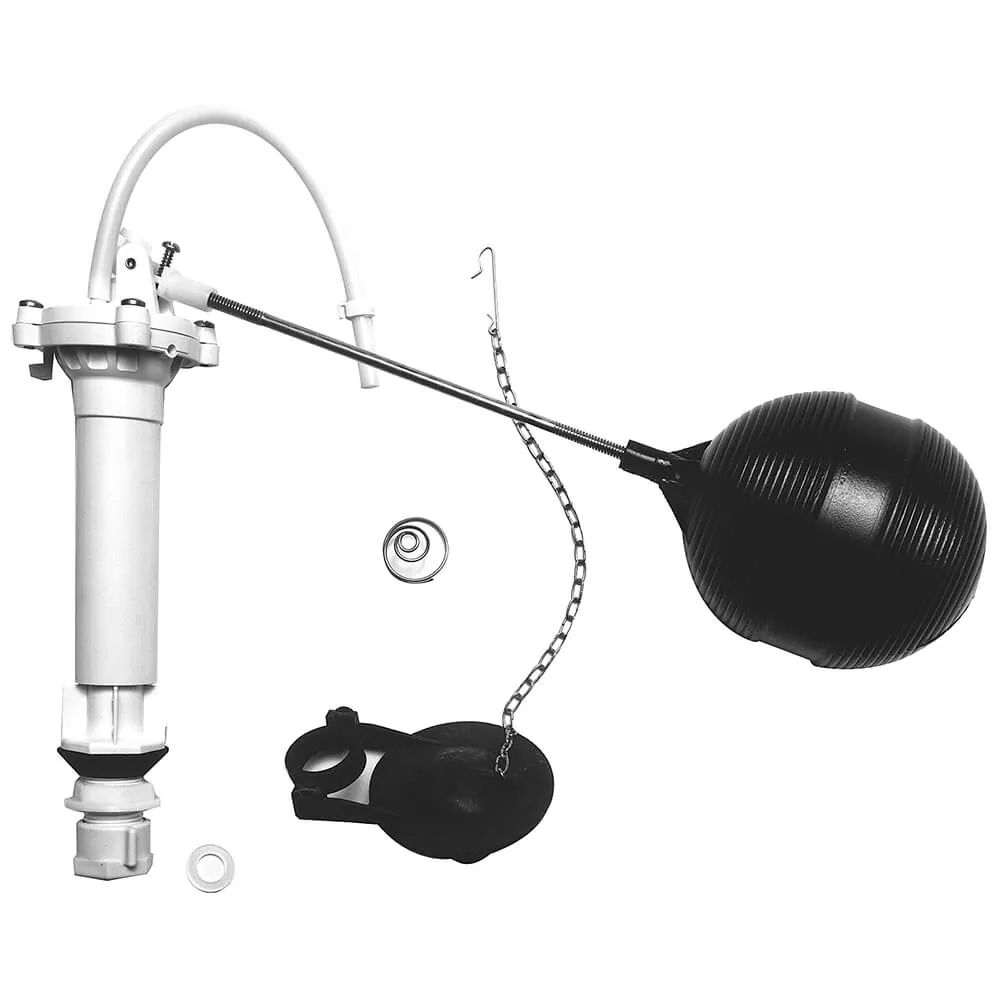 A person preparing to install new components while choosing the right toilet repair kit.