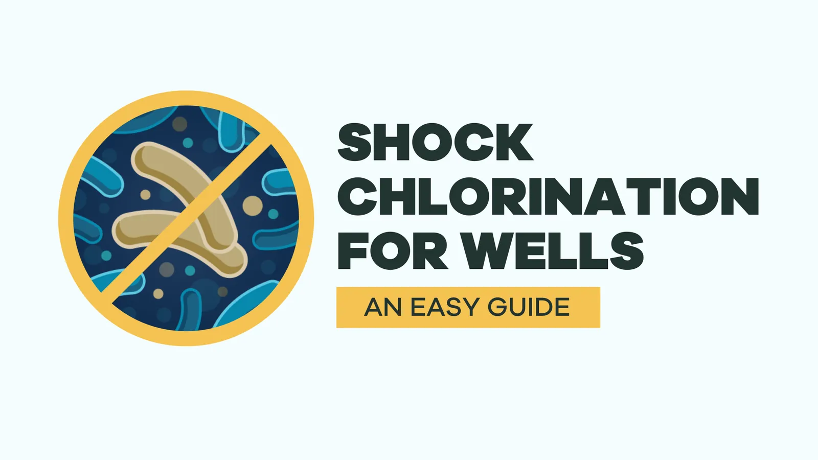 A person wearing safety gear prepares to perform a shock chlorination treatment.