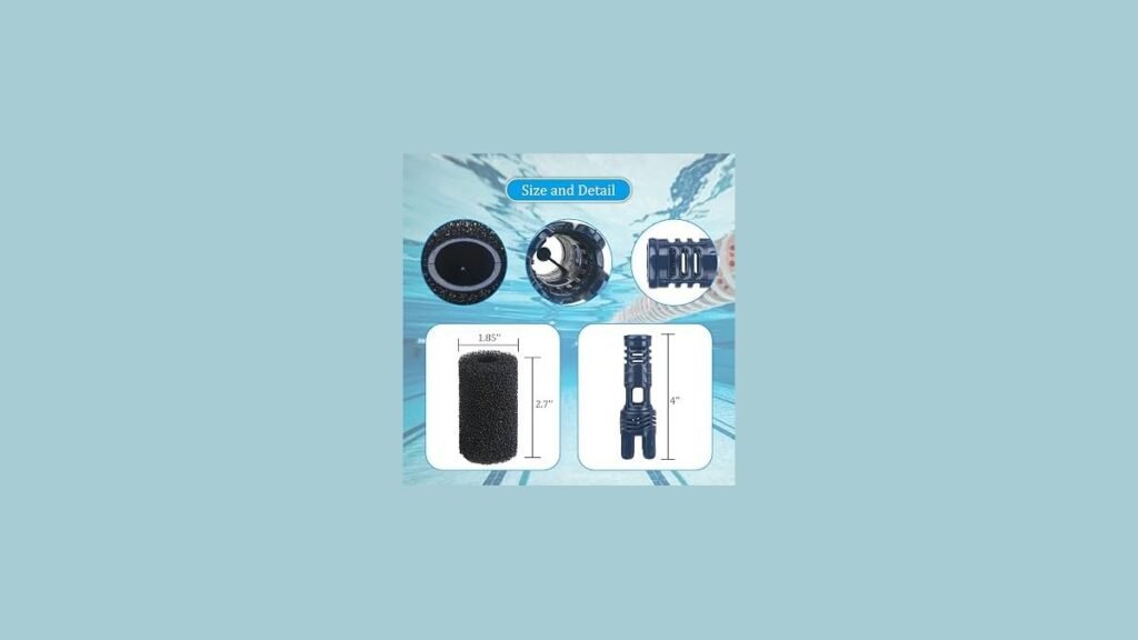 Polaris pool cleaner on pool floor showing tail sweeping mechanism.
