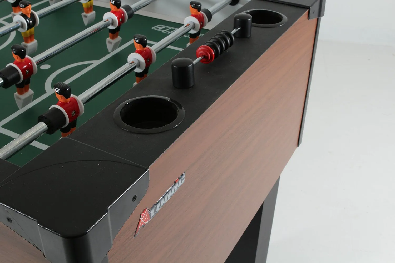 Professional Tornado Tournament Pro foosball table in a dedicated game room