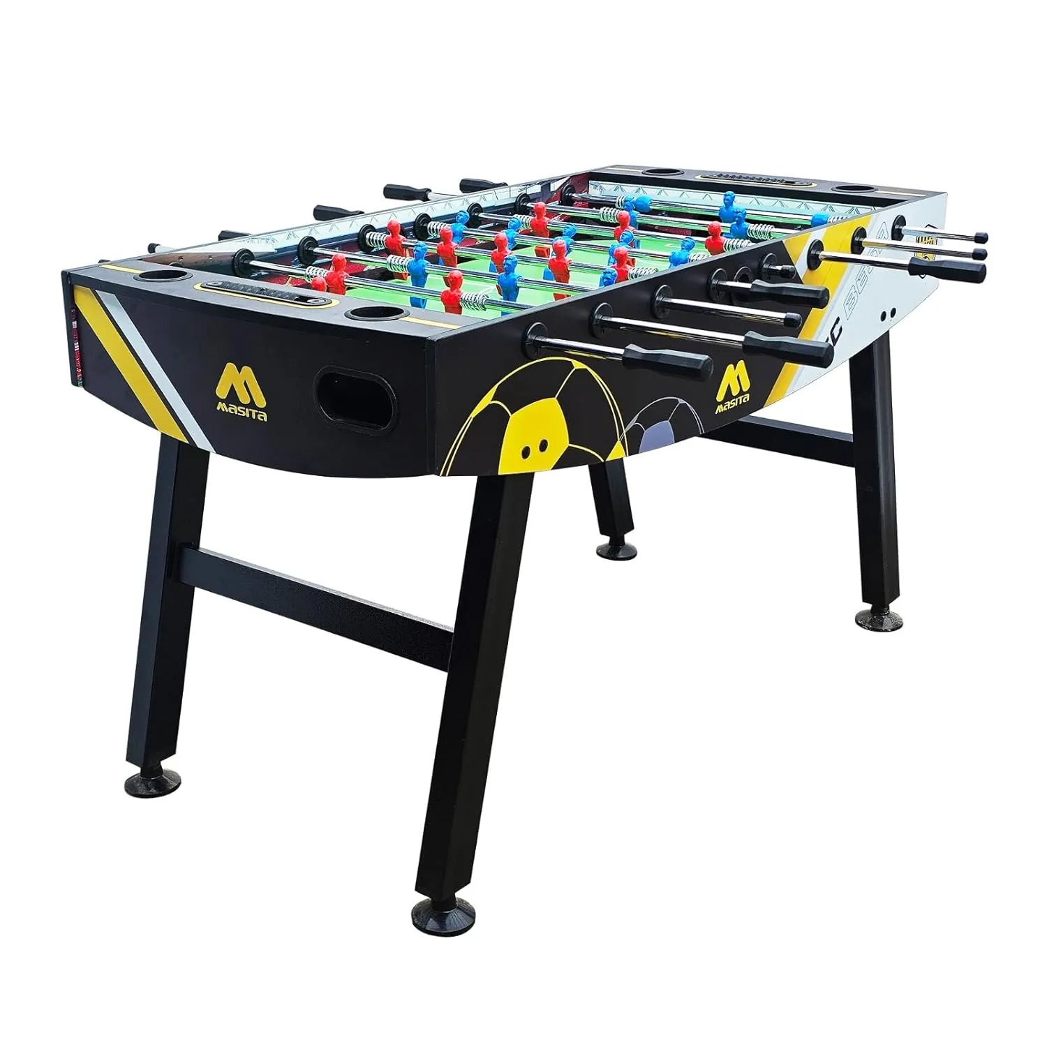 Tightening a foosball table bolt ensures stability and prevents wobbling